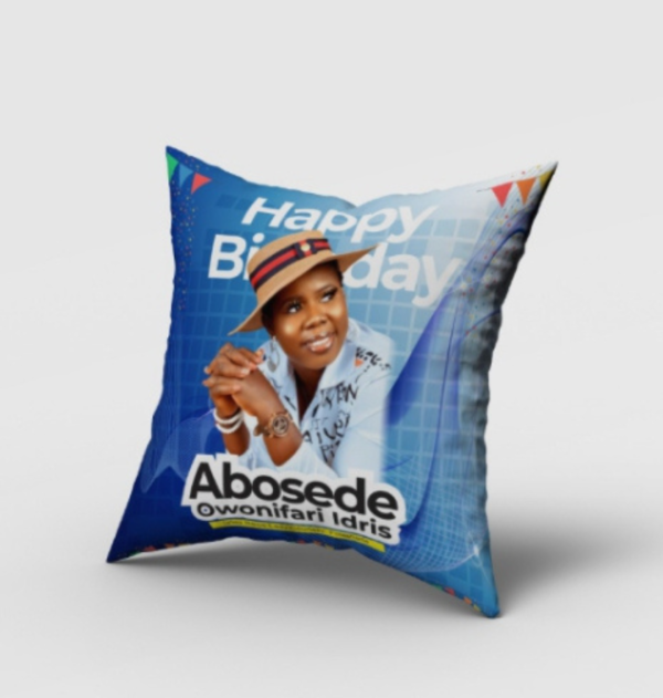 Custom throw pillow